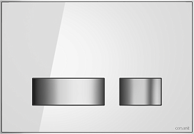 Кнопка Cersanit MOVI для LINK PRO/VECTOR/LINK/HI-TEC стекло белый